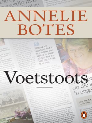 cover image of Voetstoots